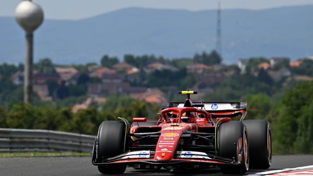 Carlos Sainz ha dominado la primera tanda de ensayos libres del GP de Hungría