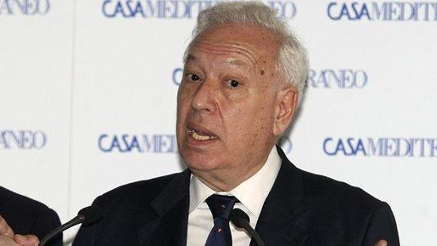 Margallo, durante la reunión.