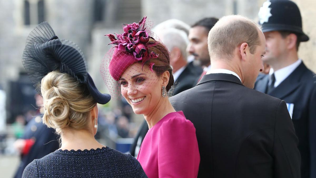 Kate Middleton a su llegada a la boda de Eugenia de York y Jack Brooksbank