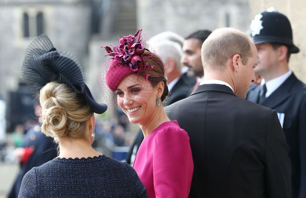 Kate Middleton a su llegada a la boda de Eugenia de York y Jack Brooksbank