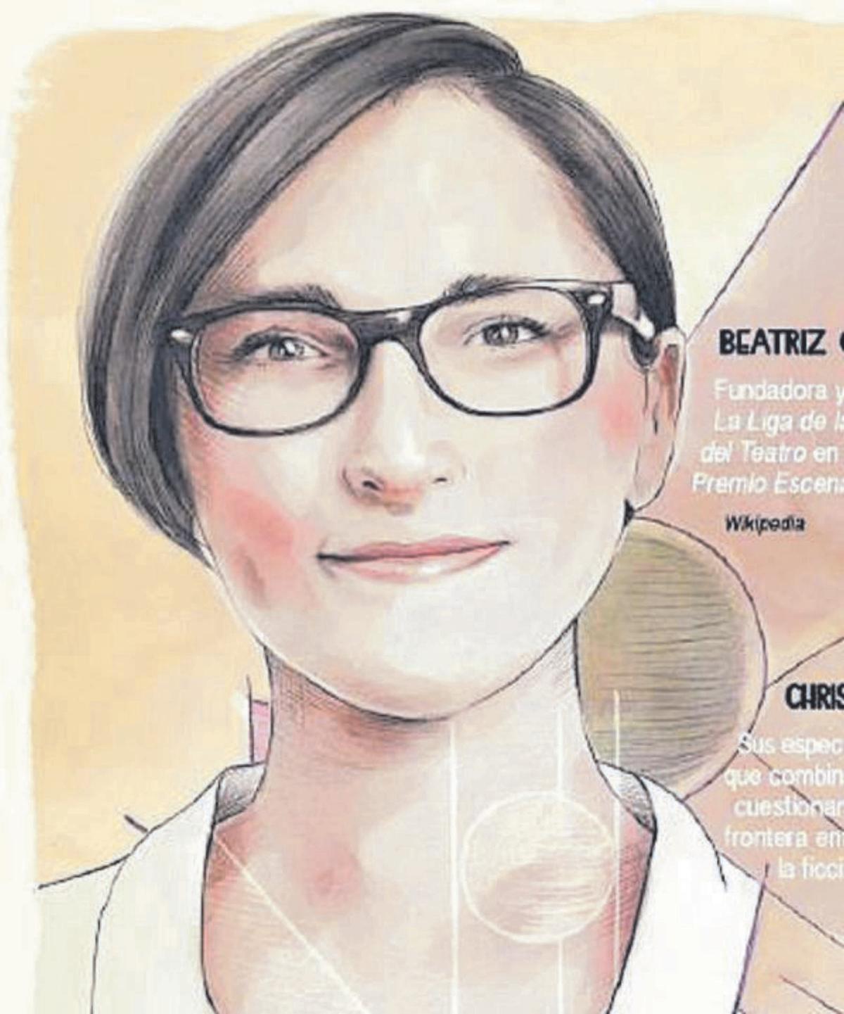 Beatriz Cabur, a la il·lustració del calendari. | Ariana Pérez