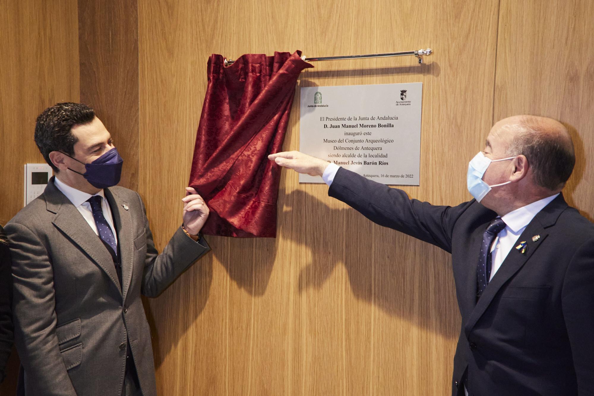 Inauguración del Museo del Conjunto Arqueológico Dólmenes de Antequera