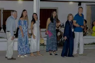 La Familia Real, de cena en el restaurante Mia de Palma