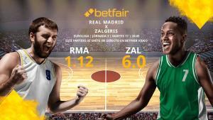 Real Madrid Baloncesto vs. Zalgiris Kaunas: horario, TV, estadísticas, clasificación y pronósticos de la Euroliga