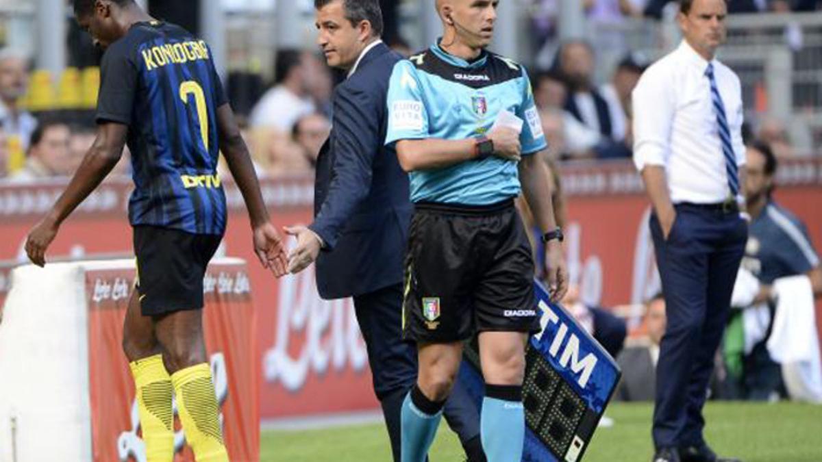 Kondogbia no duró ni media hora en el campo