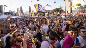 Celebración del Pride Barcelona 2023, el 15 de julio