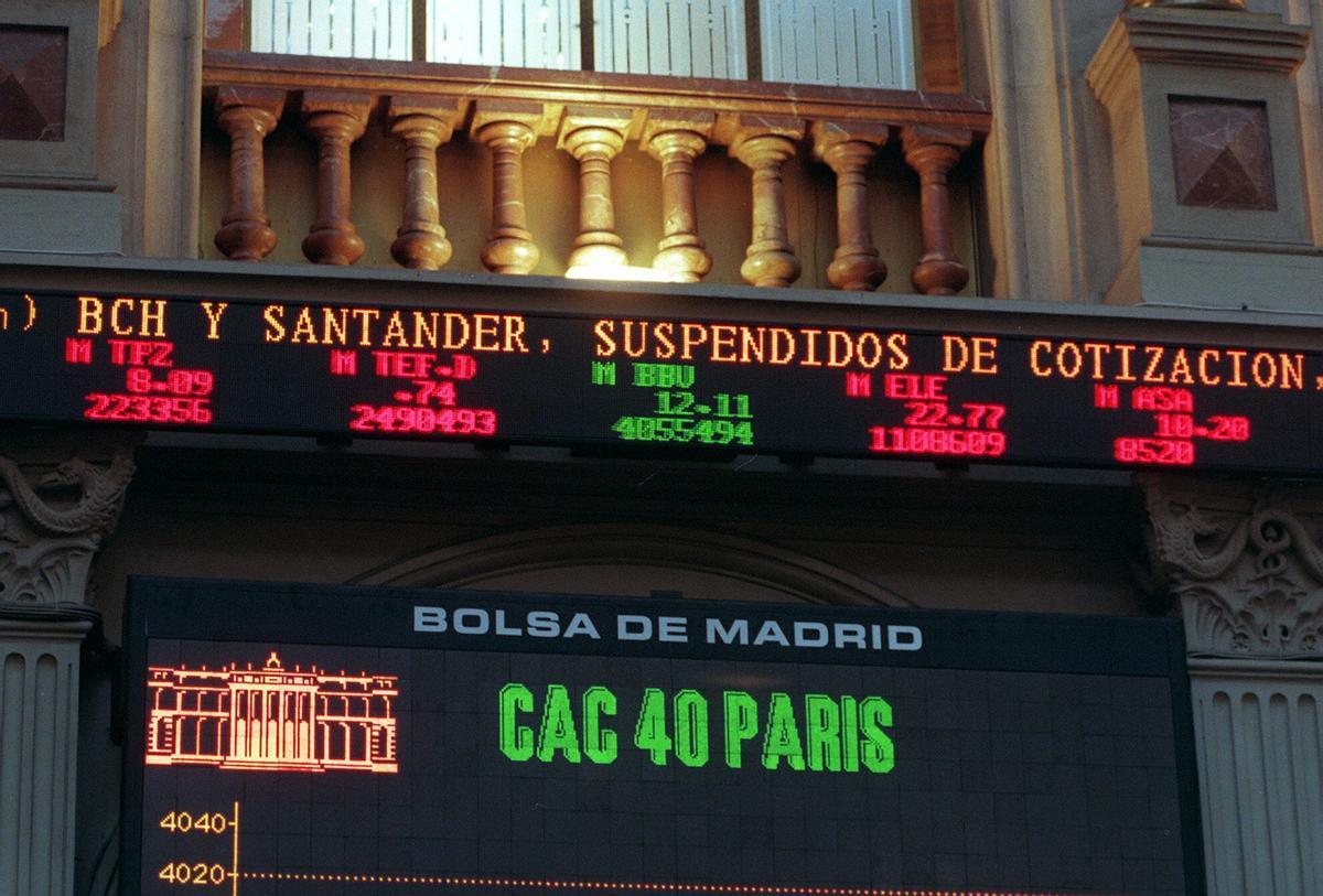 Imagen de la Bolsa de Madrid.   EFE/Bernardo Rodríguez