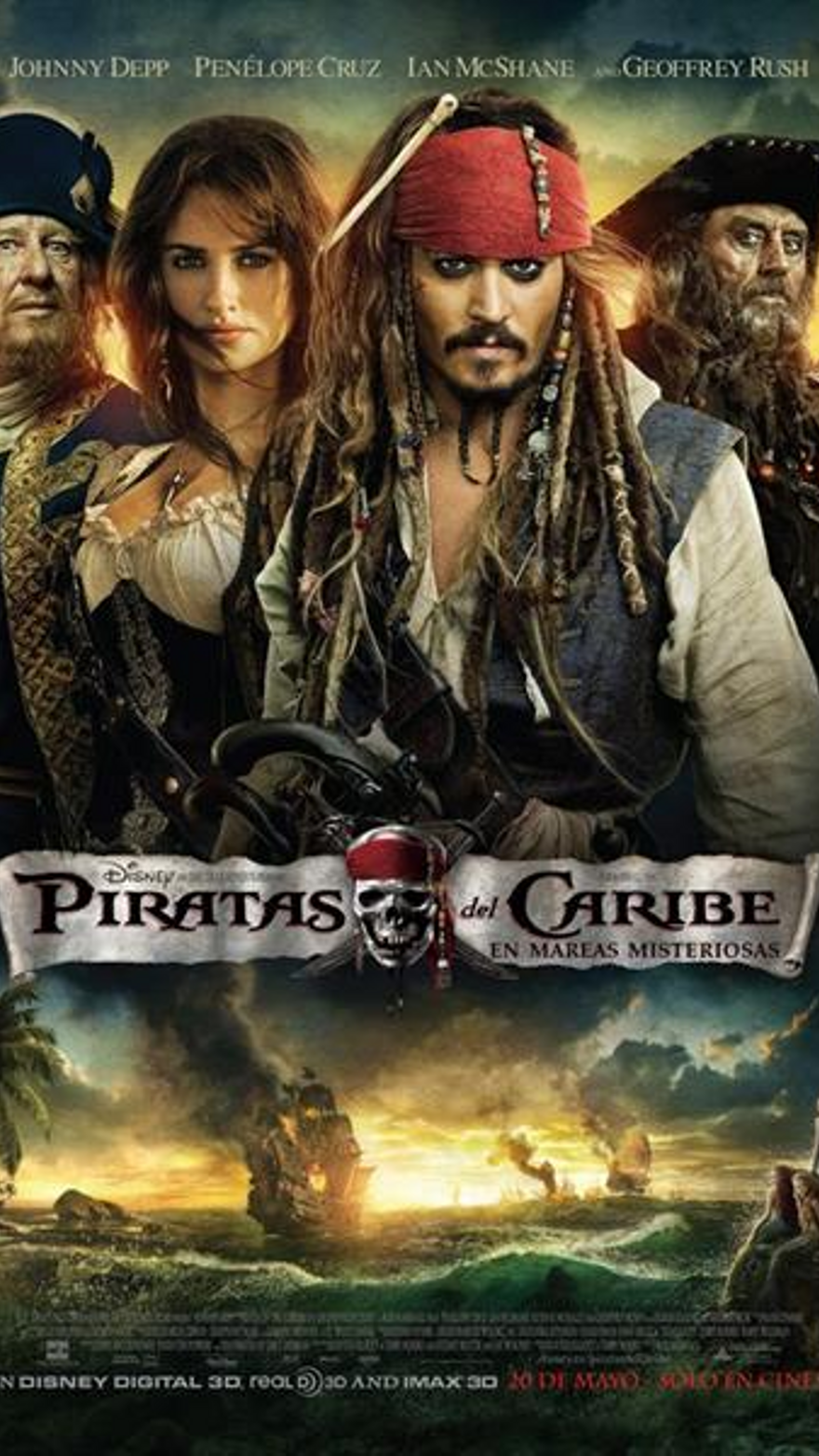 Piratas del Caribe 4: En mareas misteriosas