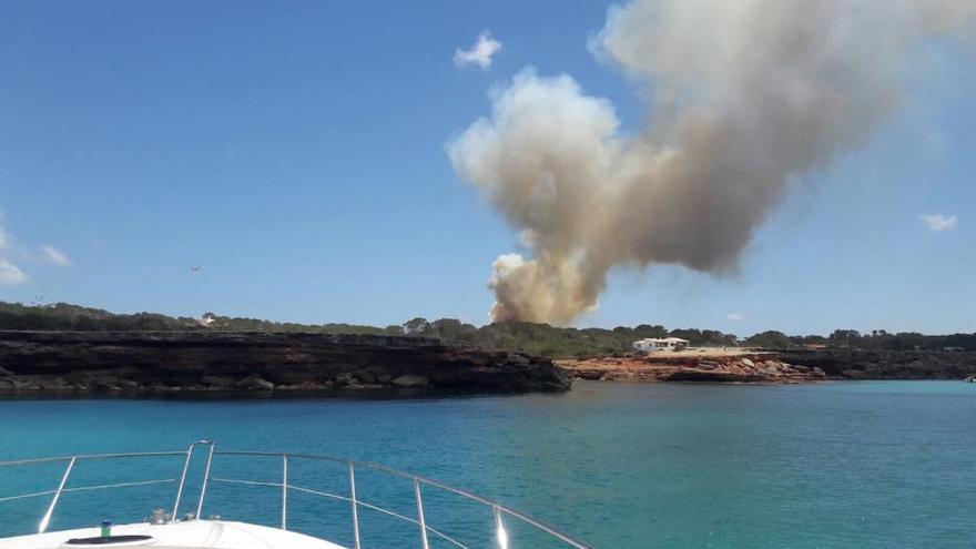 Incendio en Formentera