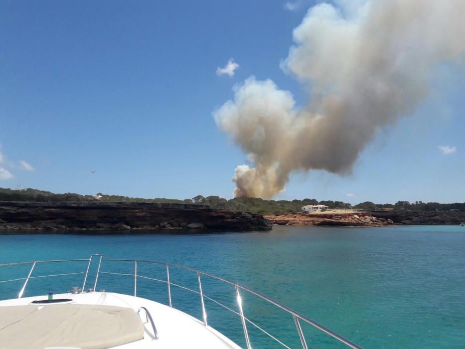 Incendio en Formentera