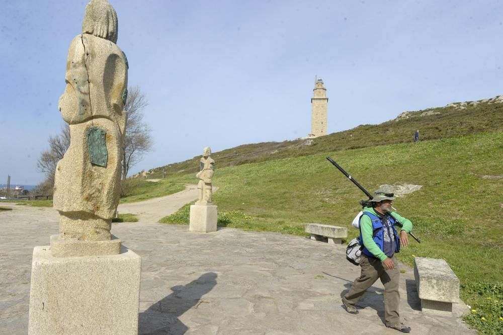 Esculturas del parque de la Torre pierden piezas