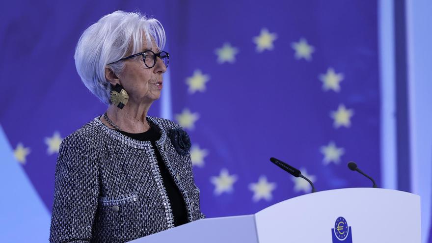 Lagarde durante una comparecencia ante el BCE