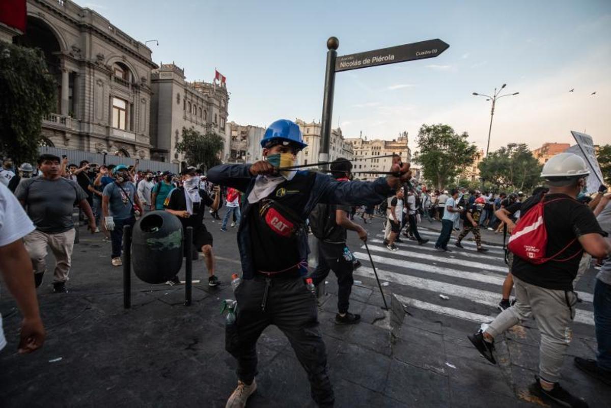 Enfrentamientos en Perú, contra la presidenta interina Dina Boluarte