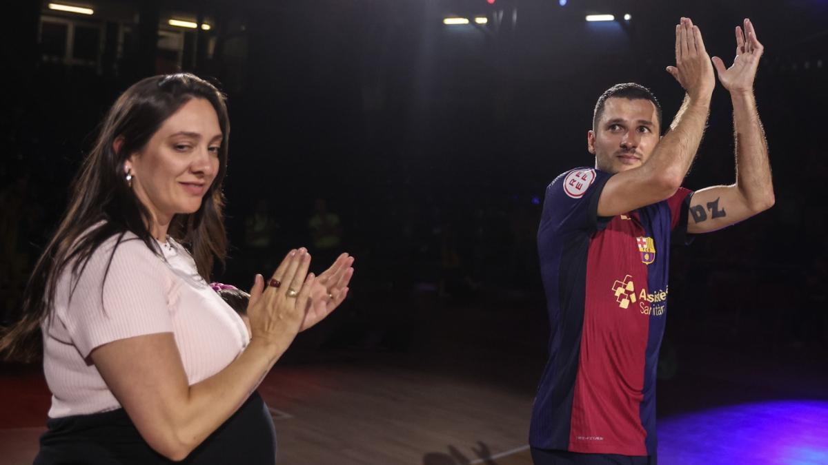 Dyego, aplaudido por su mujer y por todo el Palau