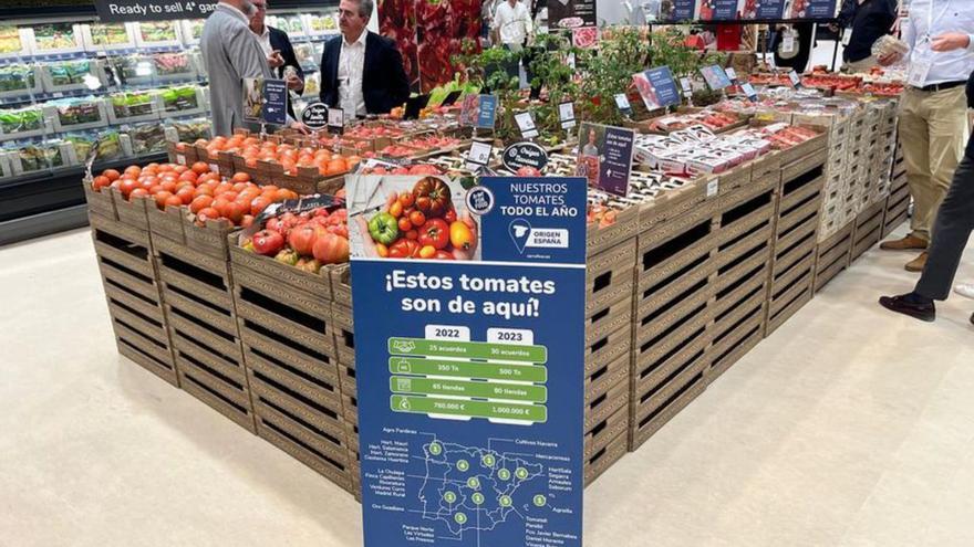 Carrefour, único distribuidor que ofrece tomate origen España durante todo el año