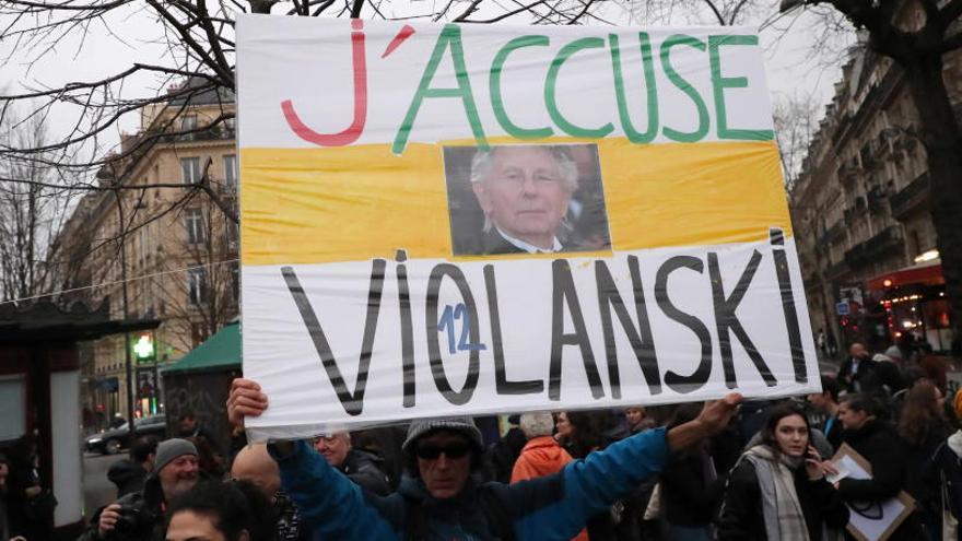 Protesta contra Roman Polanski.