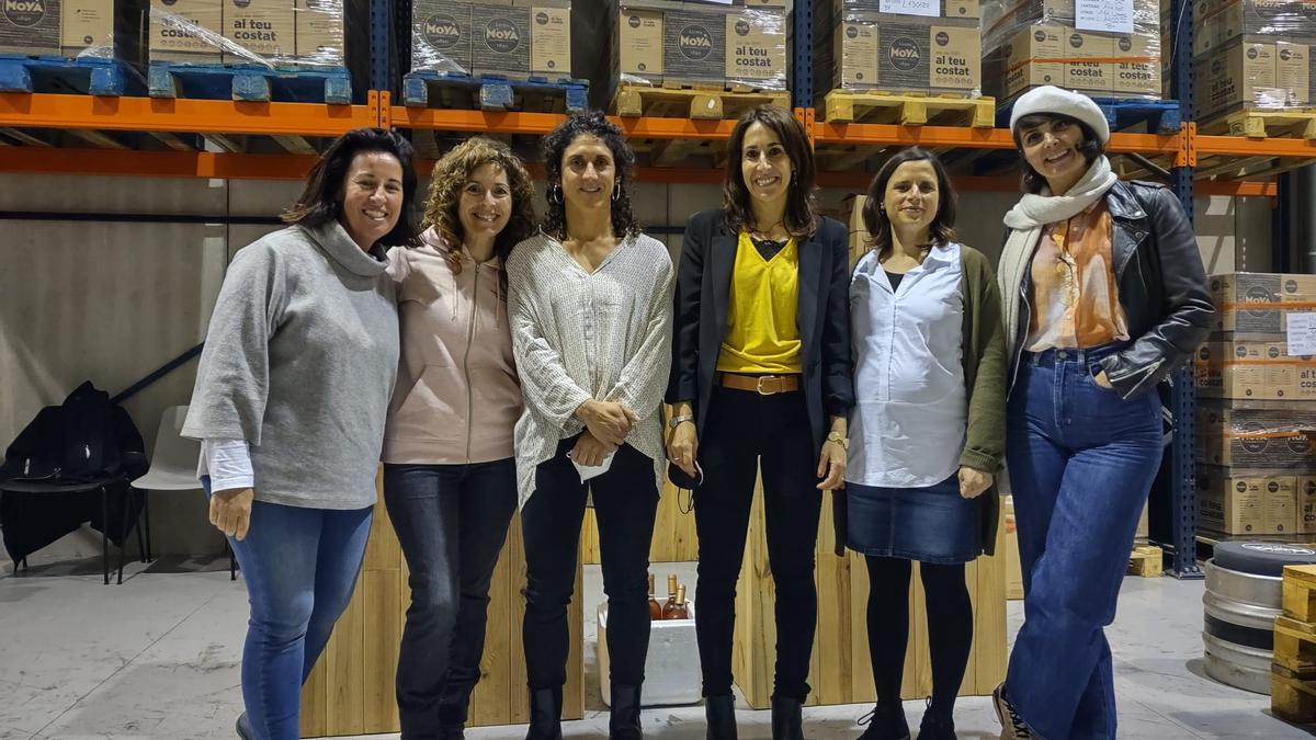 Pilar Oliver, Carmina Sender, Belén Padilla, Bel Moyà, Mireia Majoral y Elisabet Fuentes, en la anterior edición del Tast.