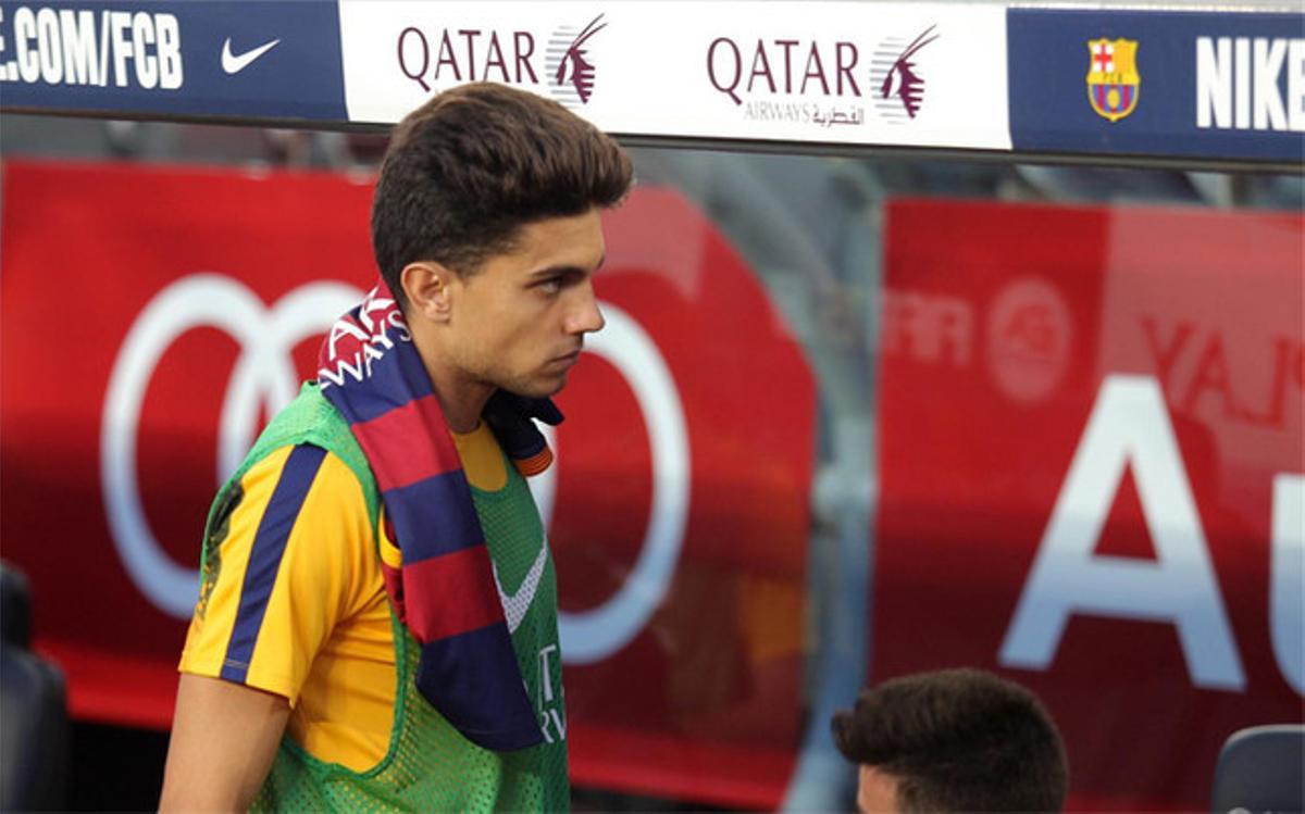 Bartra no fue titular en Málaga