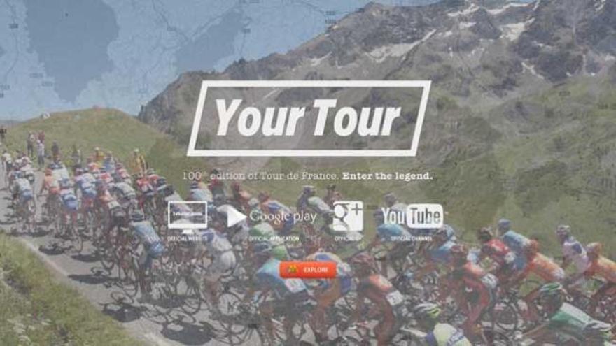 La nueva aplicación &#039;Your Tour&#039;.