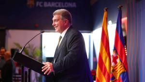 Joan Laporta dio todo su apoyo al nuevo proyecto del basket con Roger Grimau al frente