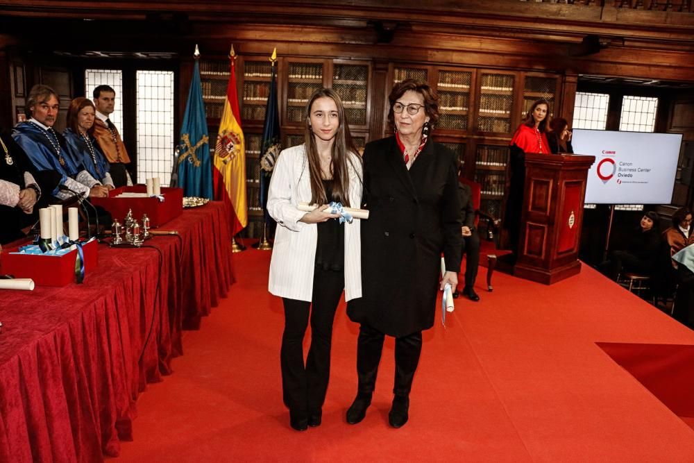 Premios fin de grado Santa Catalina de la Universidad de Oviedo 2019