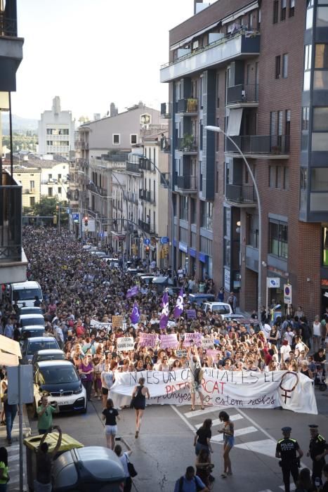 Manifestació a Manresa en contra de la violació d'