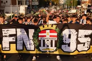 Las imágenes de la previa del FC Cartagena - Real Murcia