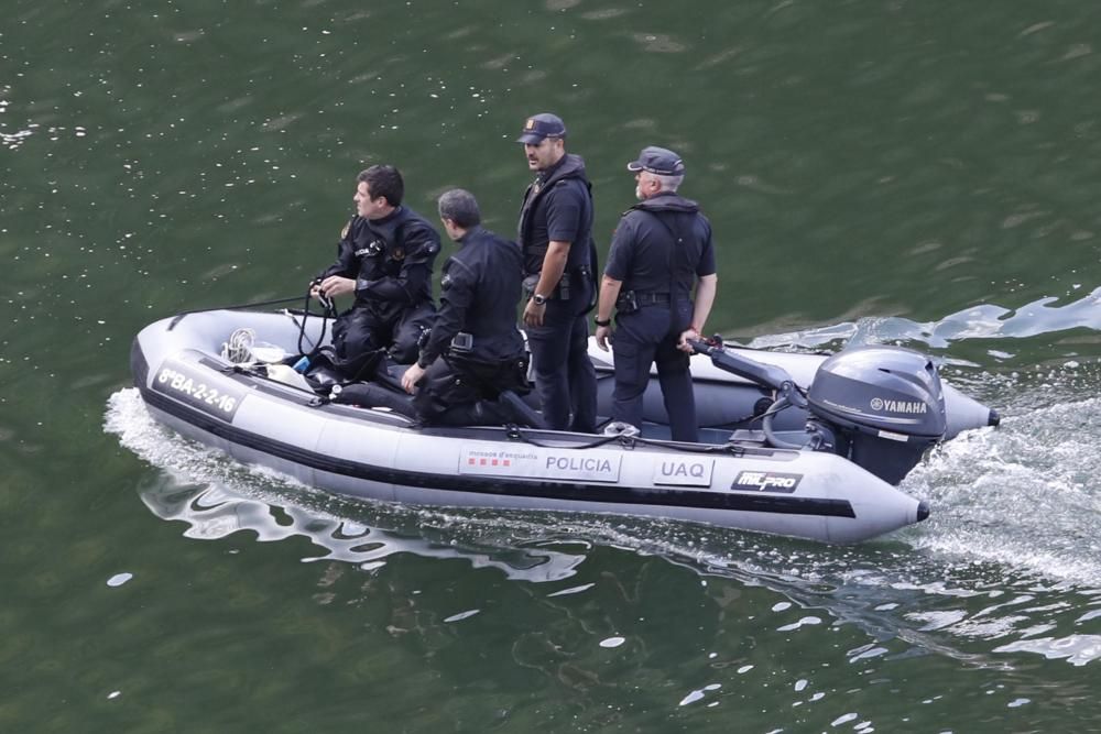 Els Mossos troben dos cossos al pantà de Susqueda.