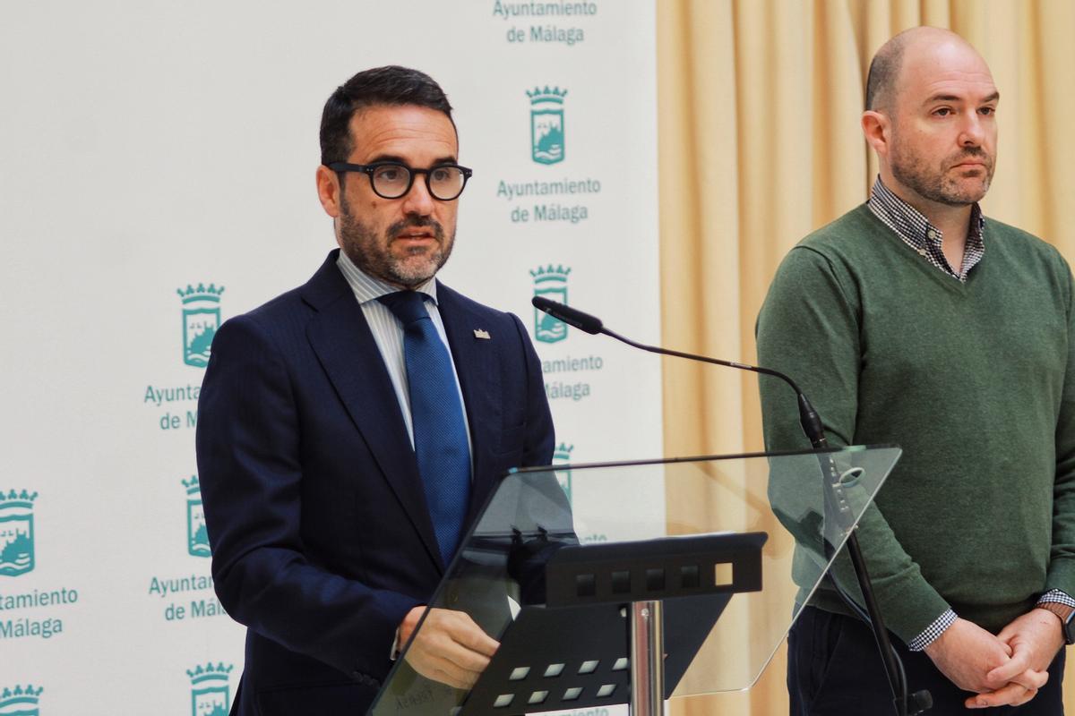 El concejal de Turismo, Jacobo Florido, durante la rueda de prensa.