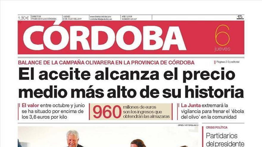 La portada de CÓRDOBA