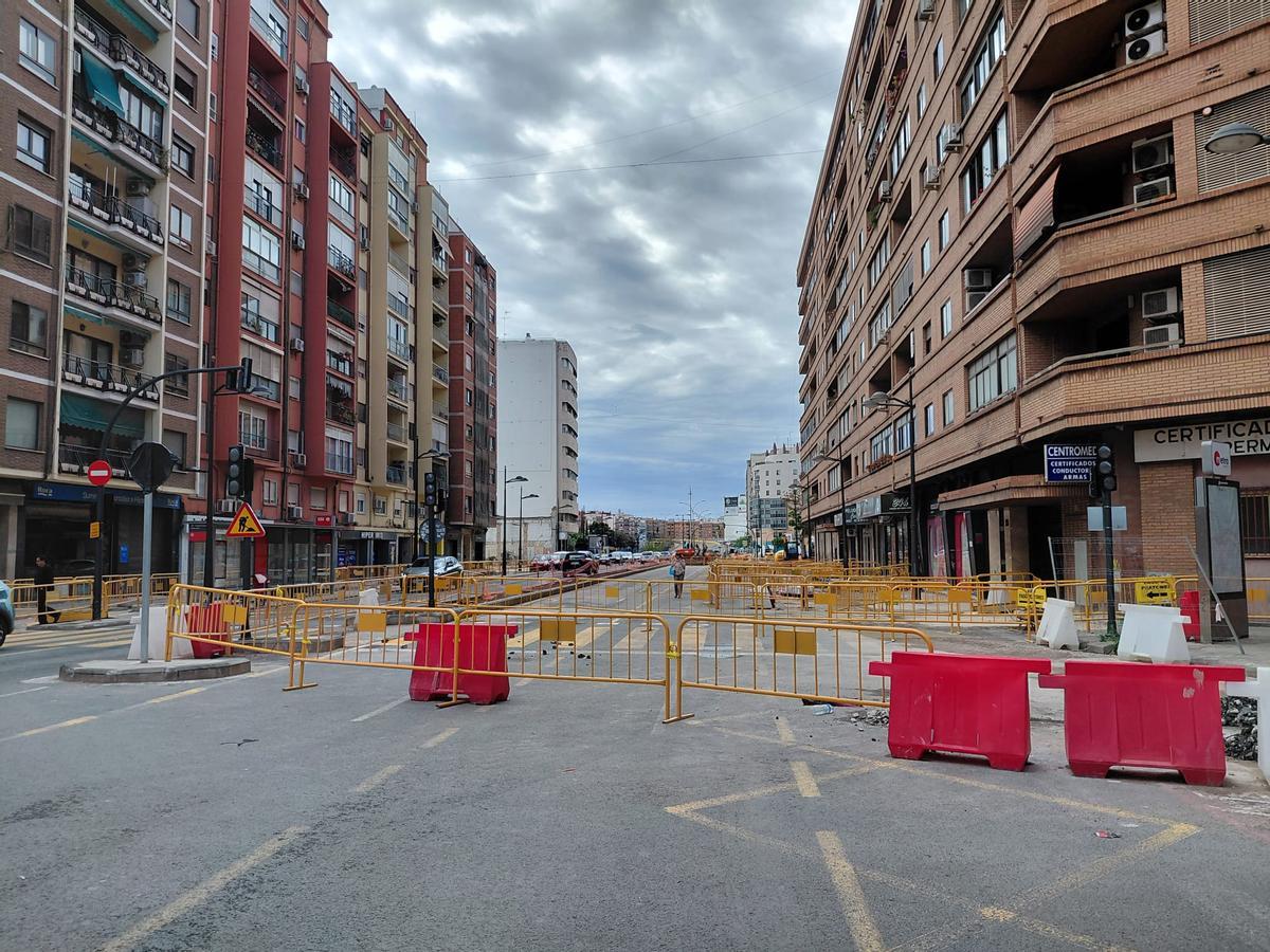 Obras en Giorgeta y Pérez Galdós