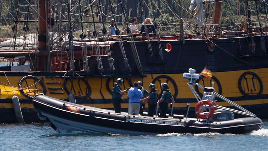 El buque escuela ruso expulsado de Vigo solicita refugio en A Illa de Arousa