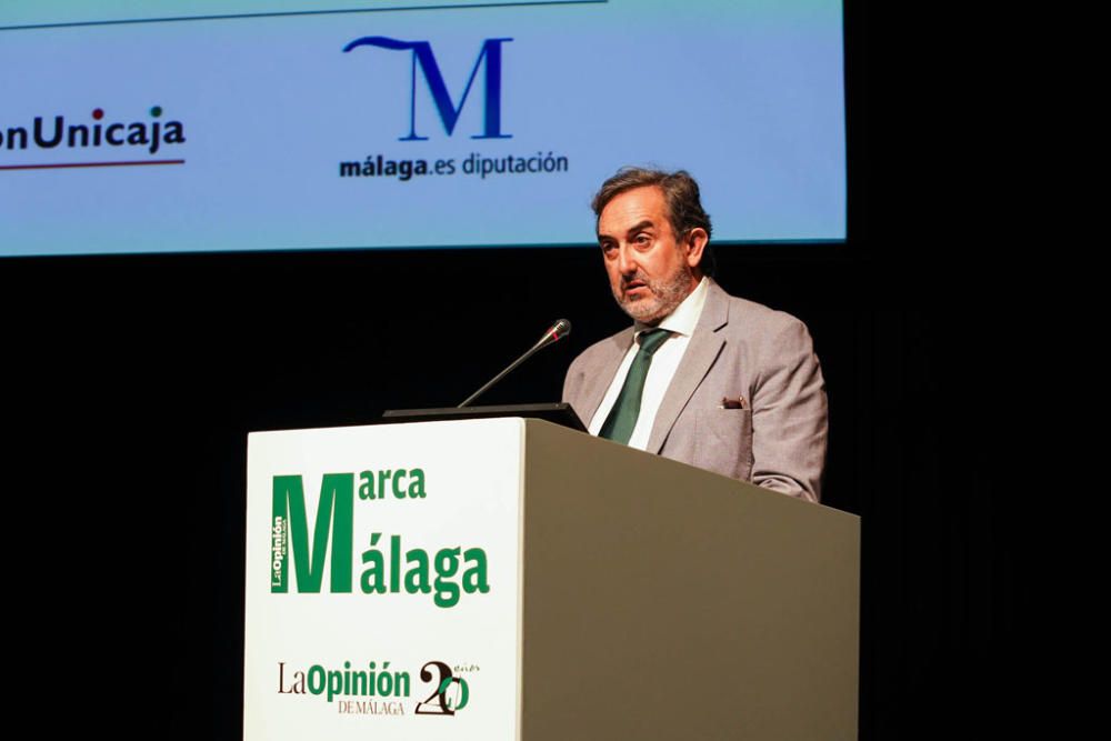 José Ramón Mendaza, director de La Opinión de Málaga, en un momento de su intervención en el evento.