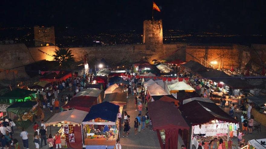 Imagen de una edición anterior del mercado medieval de Fuengirola.