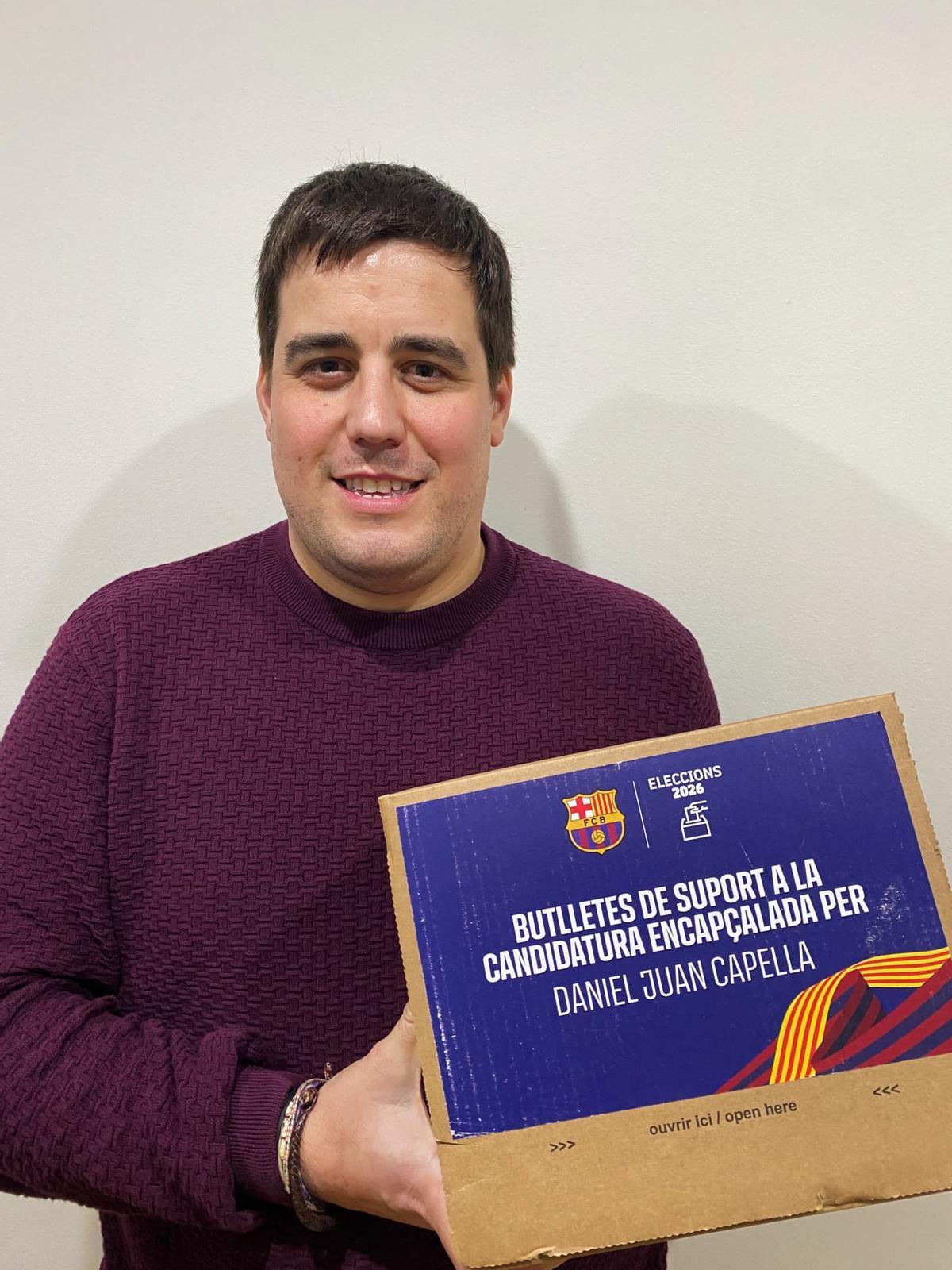 Dani Juan amb les butlletes