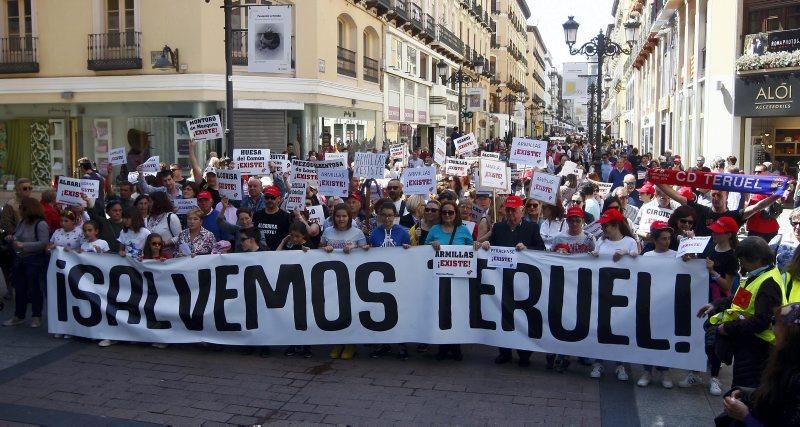 Manifestación: 'Salvemos Teruel'