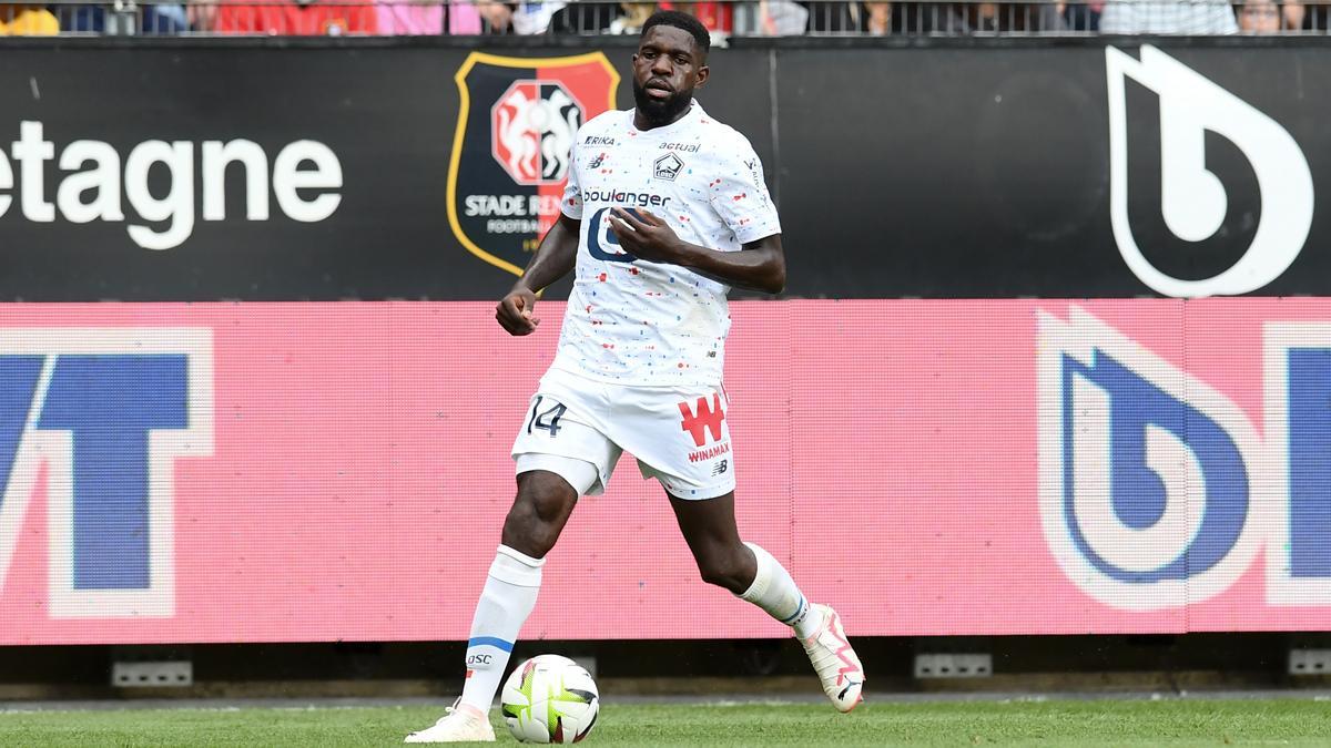 Umtiti debutó como titular con la camiseta del Lille