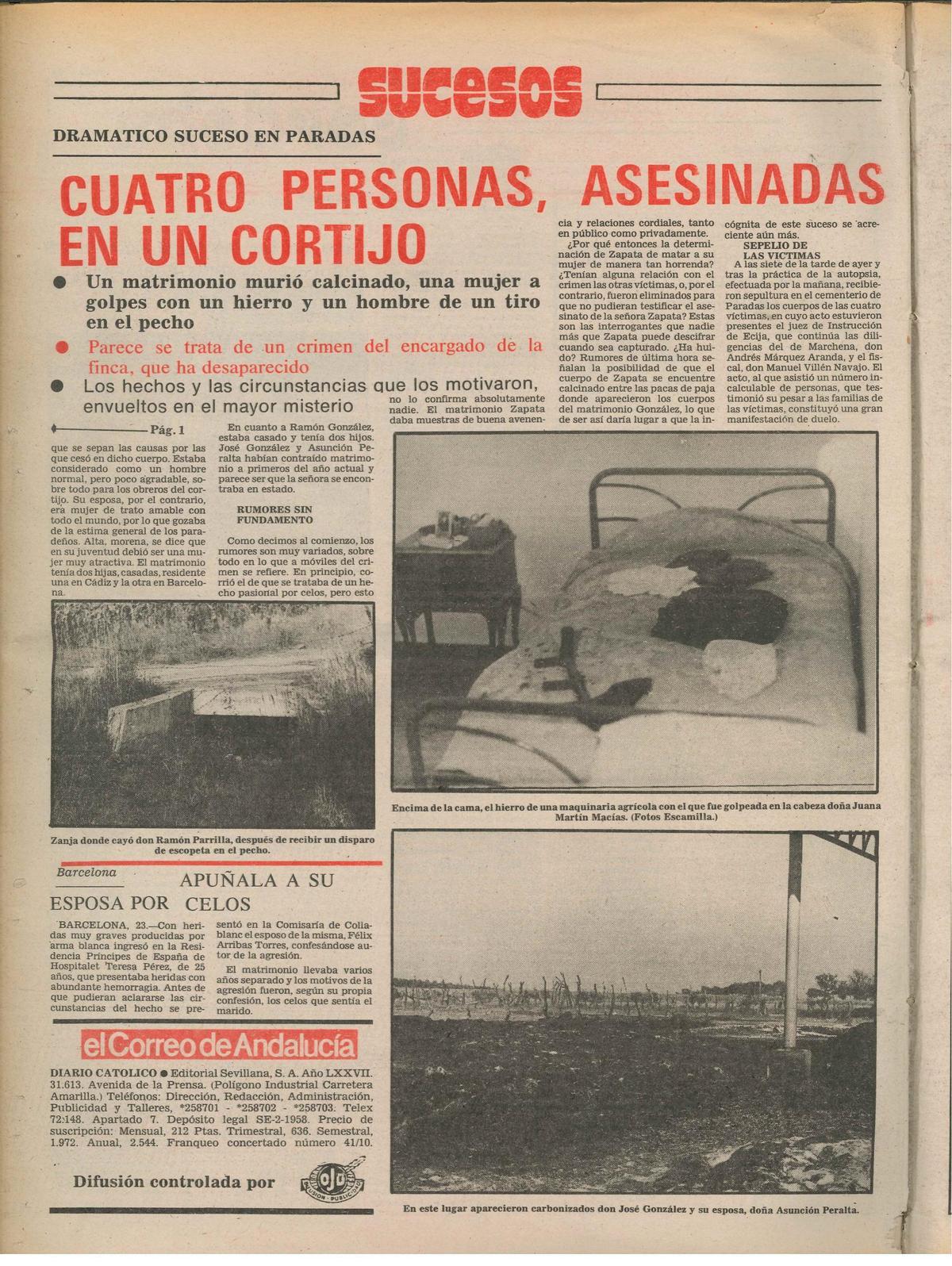 Portada Crimen Los Galindos