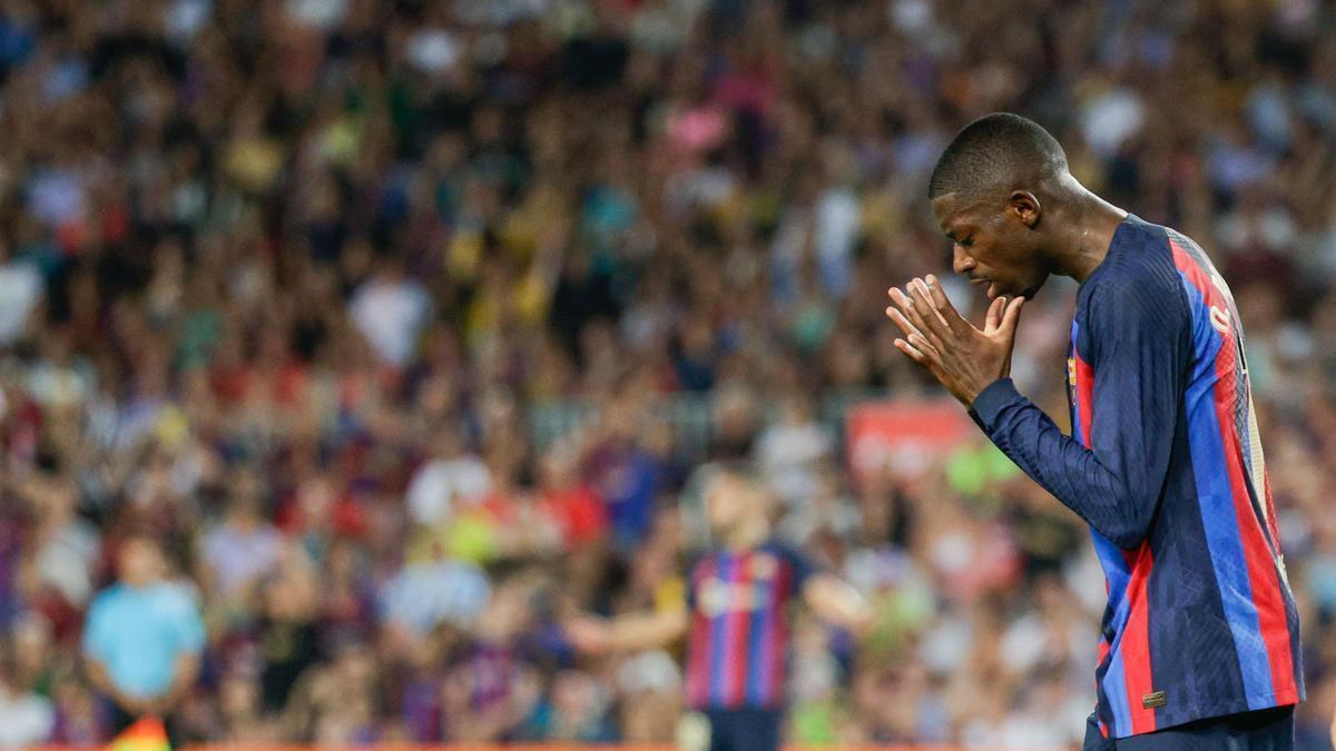 Dembelé maleeix una jugada que no ha sortit com ell volia