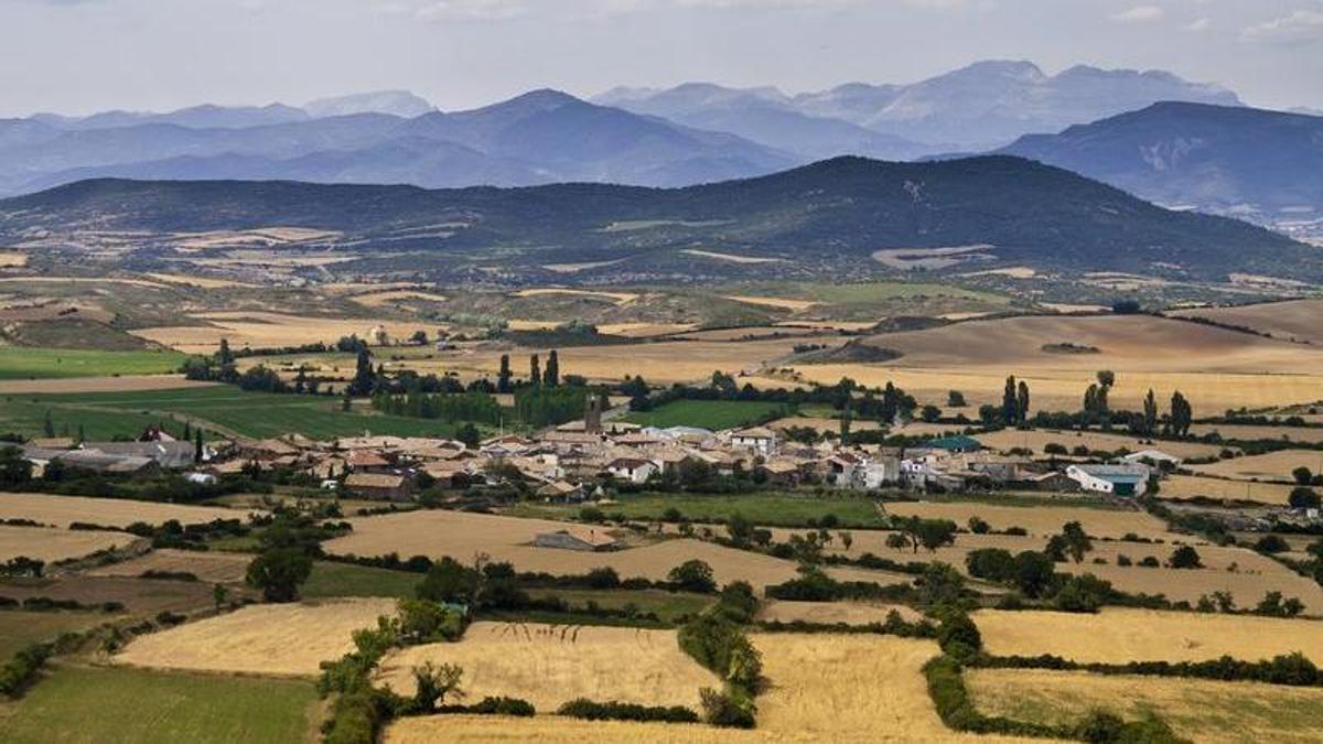Imagen panorámica de Bailo (Huesca)