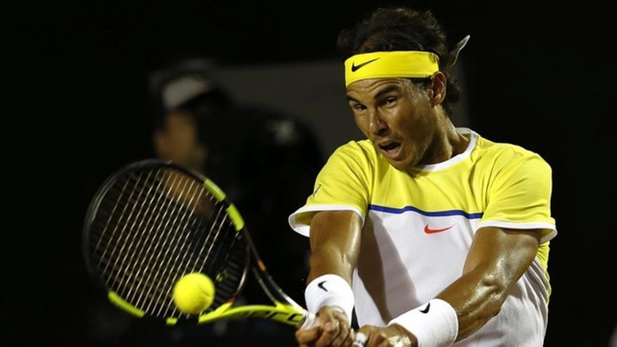 Rafa Nadal en primera ronda del Abierto de Río