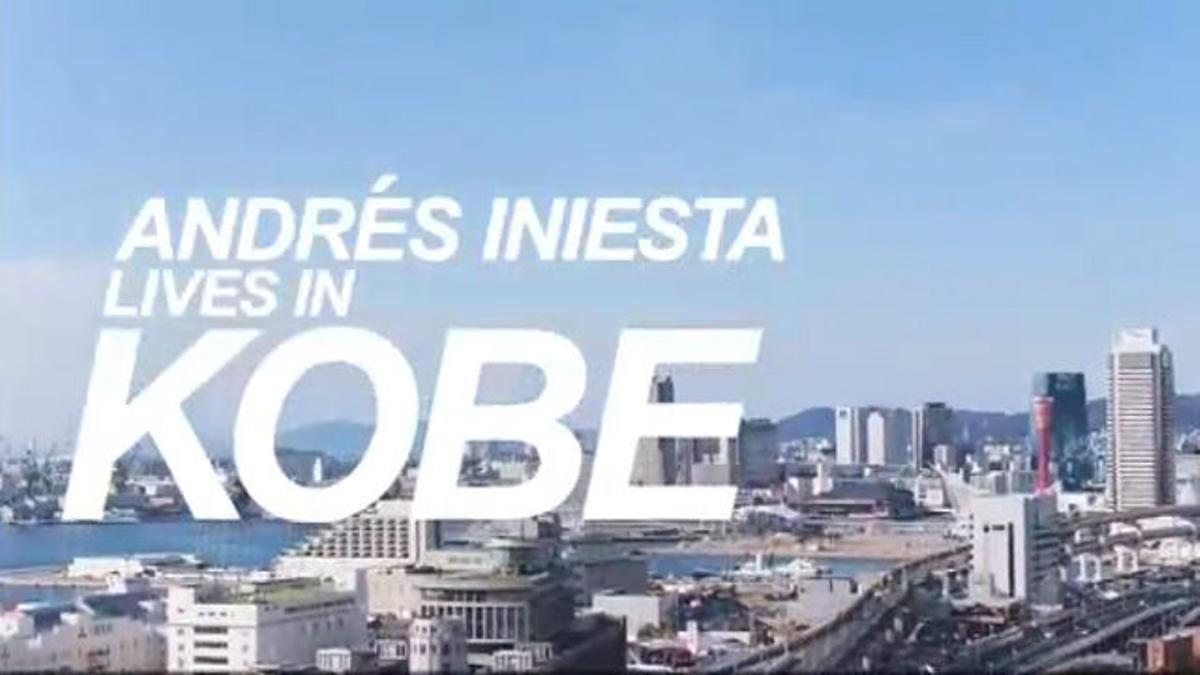 Andrtés Iniesta invita a visitar Kobe