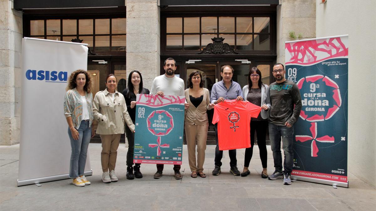 La presentació de la 9a Cursa de la Dona a Girona.