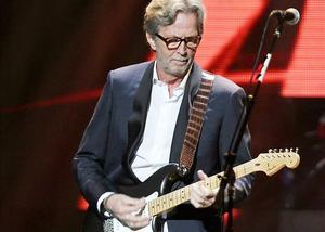 Eric Clapton, el desembre del 2012, durant un concert benèfic a favor dels damnificats per l’huracà ’Sandy’.