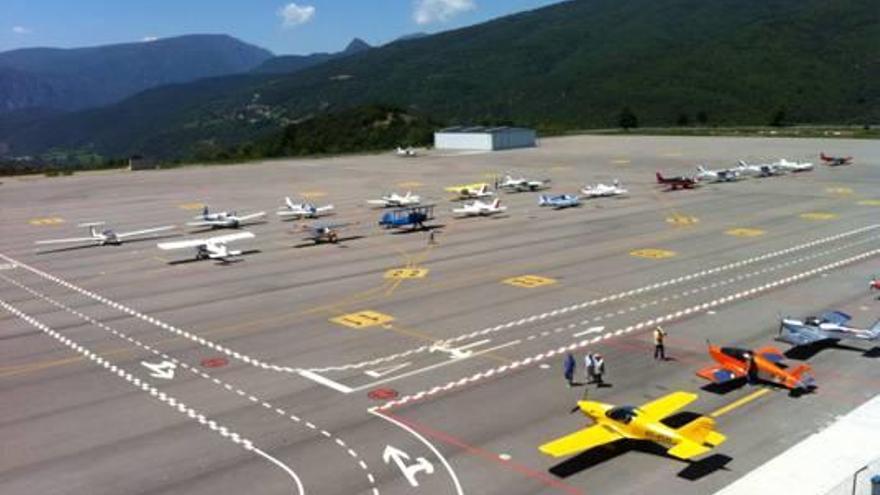 La pista d&#039;aterratge de l&#039;aeroport de la Seu d&#039;Urgell