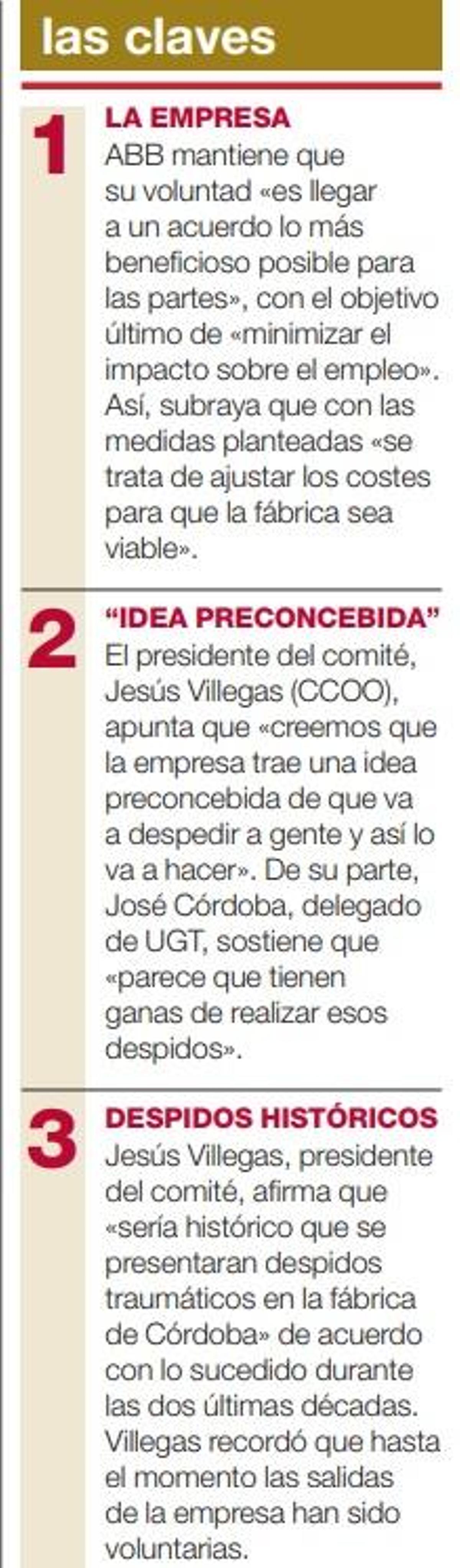 La plantilla de ABB rechaza una oferta que reduce a 15 las salidas forzosas