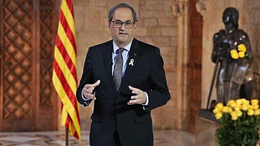 El president Torra solicita mediación internacional en su discurso de Sant Jordi