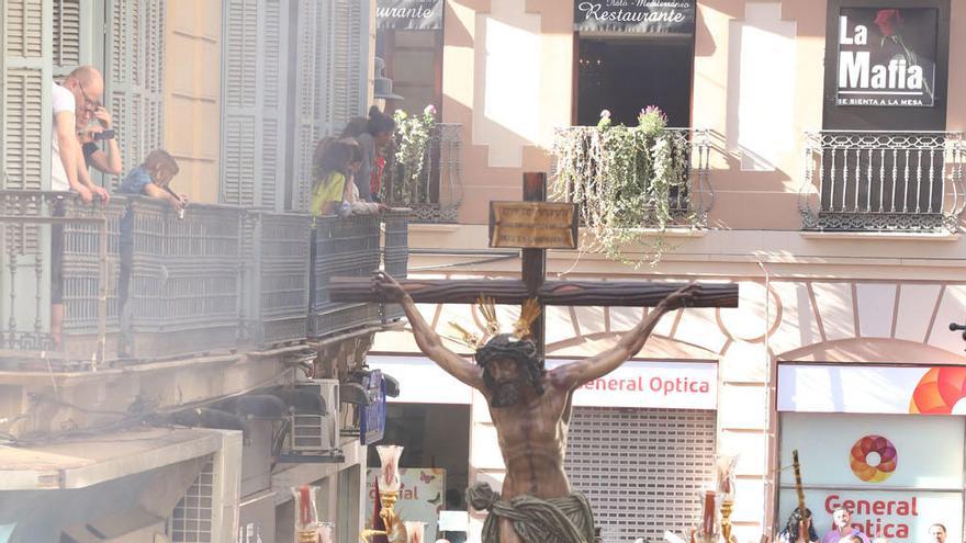 Una imagen del Cristo de la Agonía, en la Semana Santa de 2015.