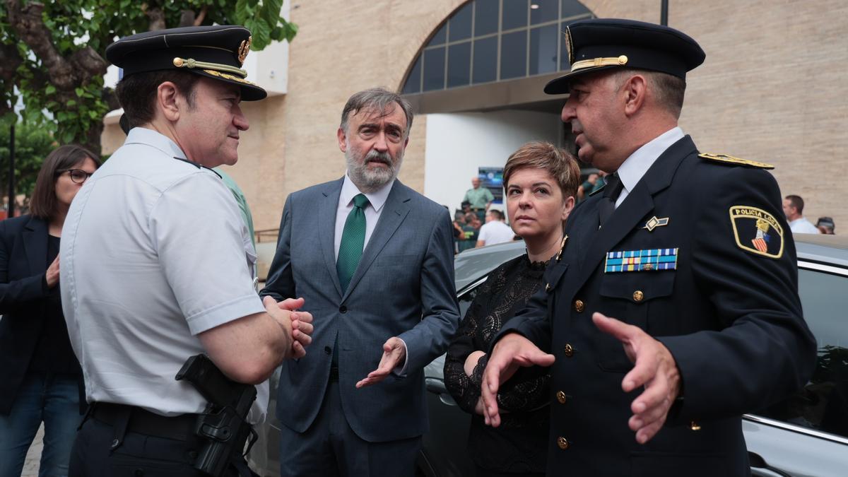 El intendente de la policía, durante un acto, en una imagen de archivo.