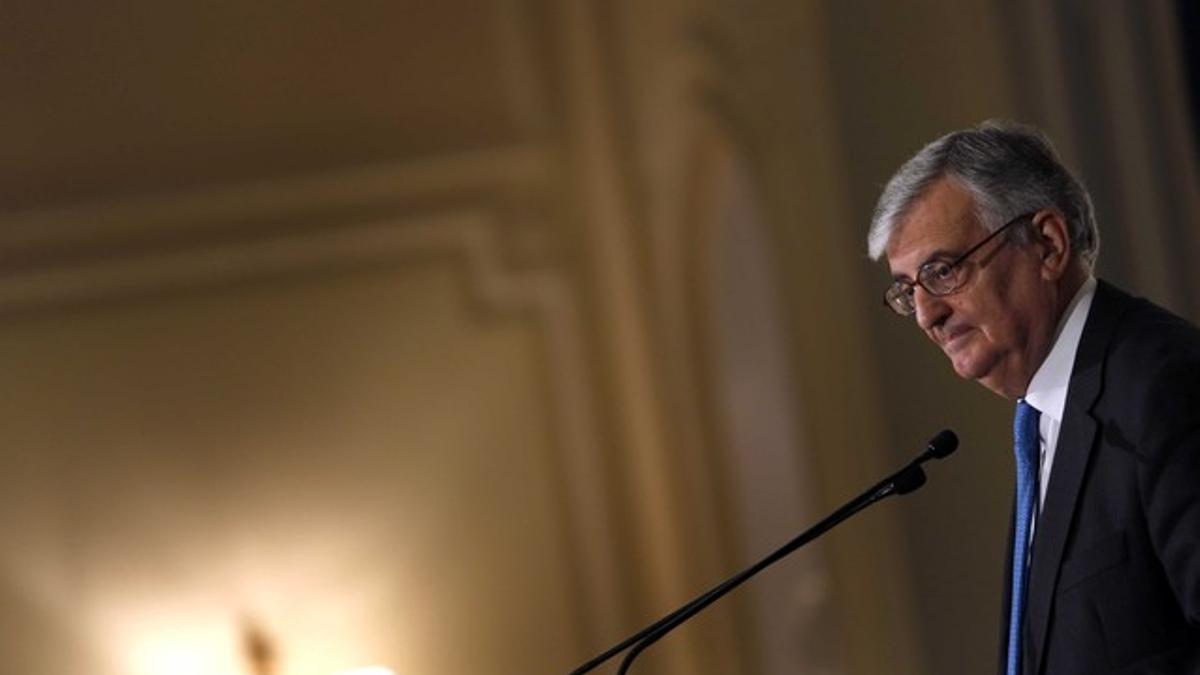 El fiscal general del Estado, Eduardo Torres-Dulce, el pasado octubre, durante una conferencia en Madrid.